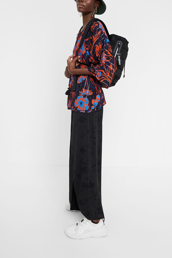 Floral batwing sleeve blouse | Desigual