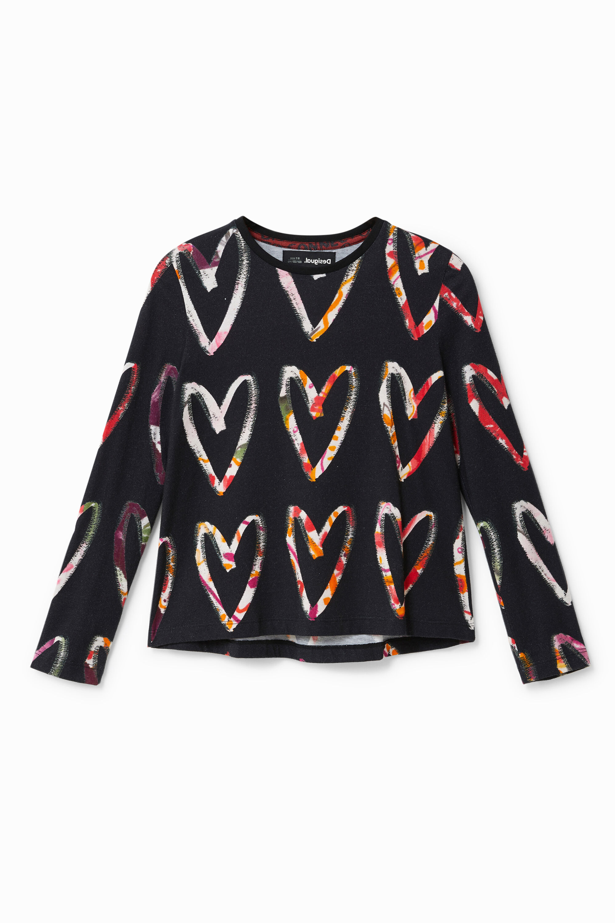 Long sleeve T-shirt hearts