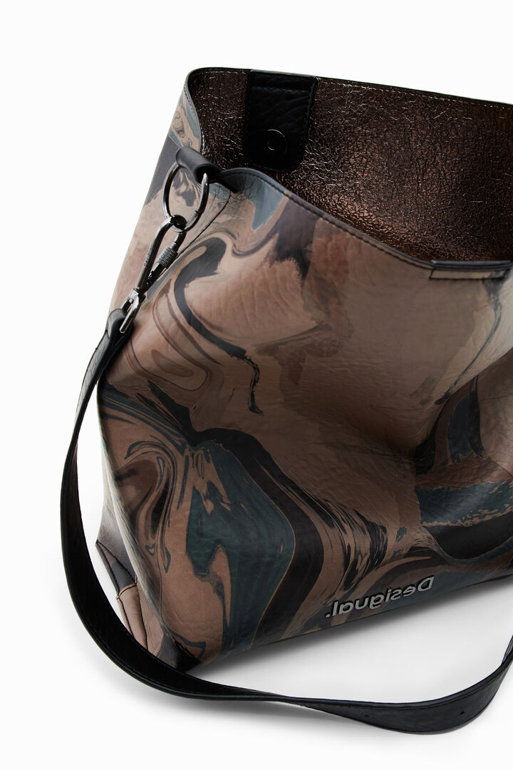 Camouflage bucket bag | Desigual