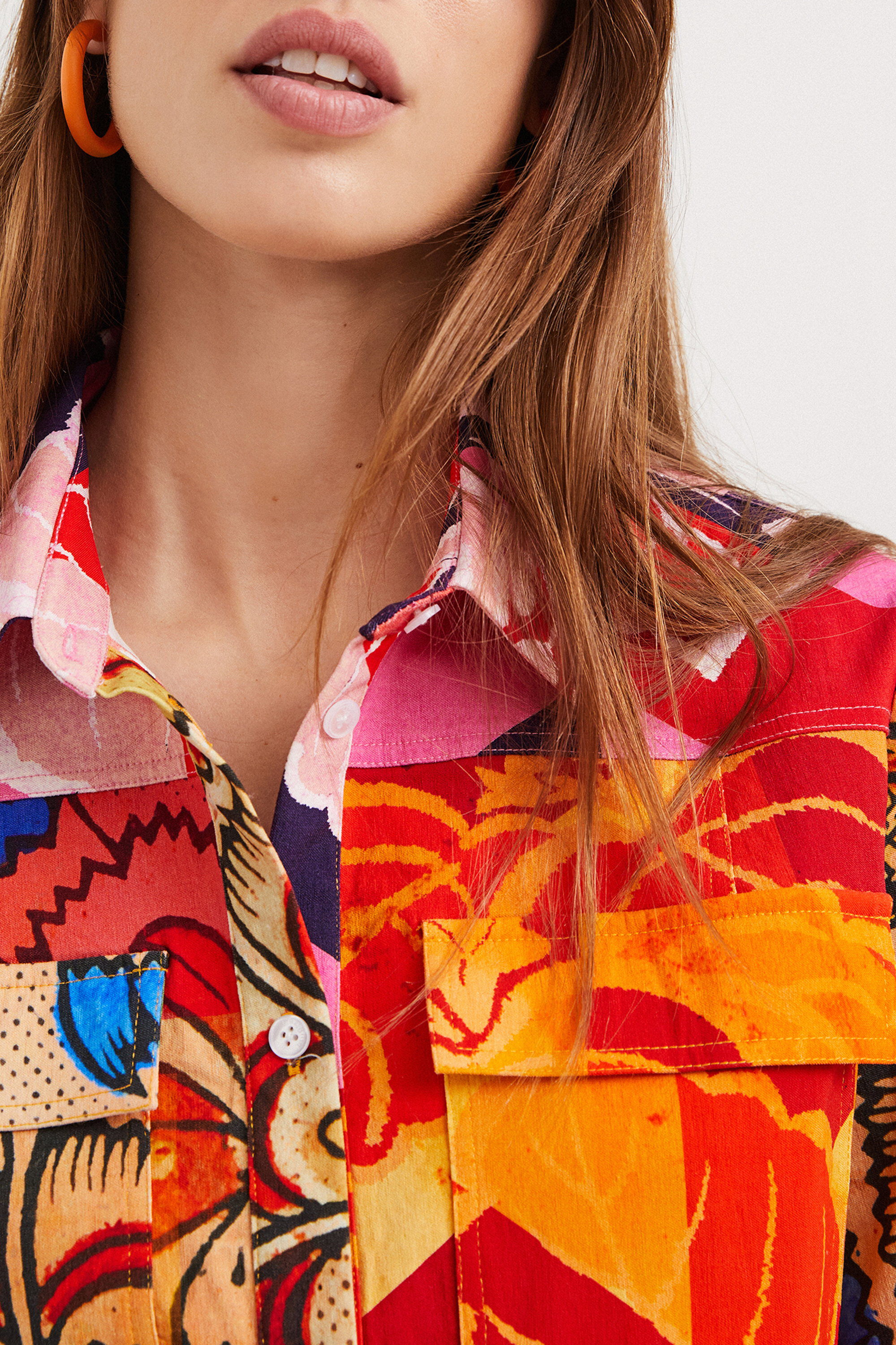 M. Christian Lacroix shirt dress 