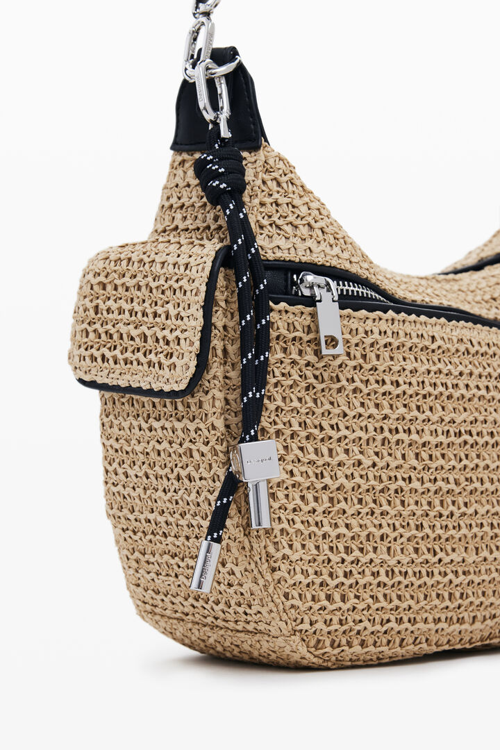 Bolsa de palha com logotipo | Desigual