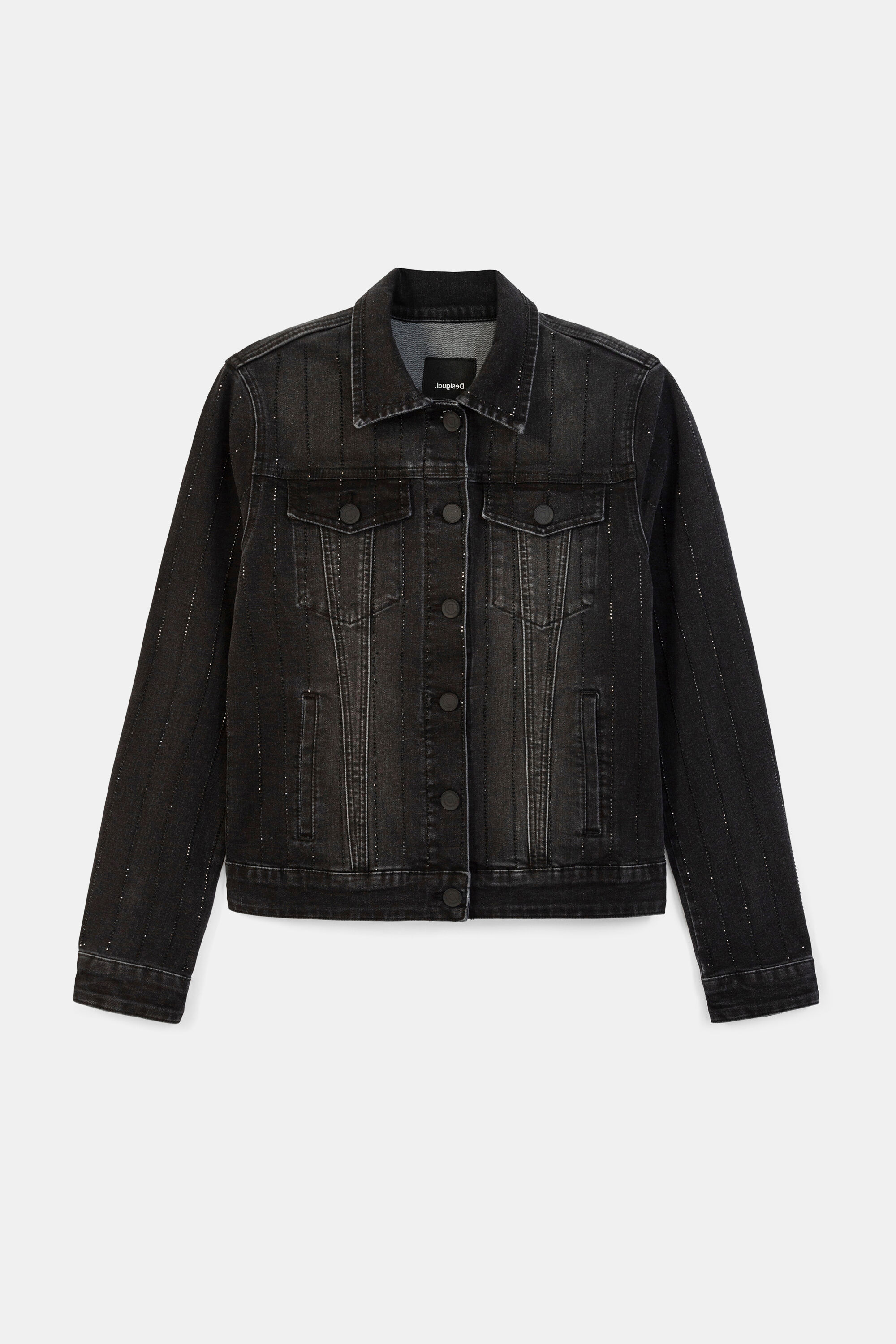 desigual white denim jacket