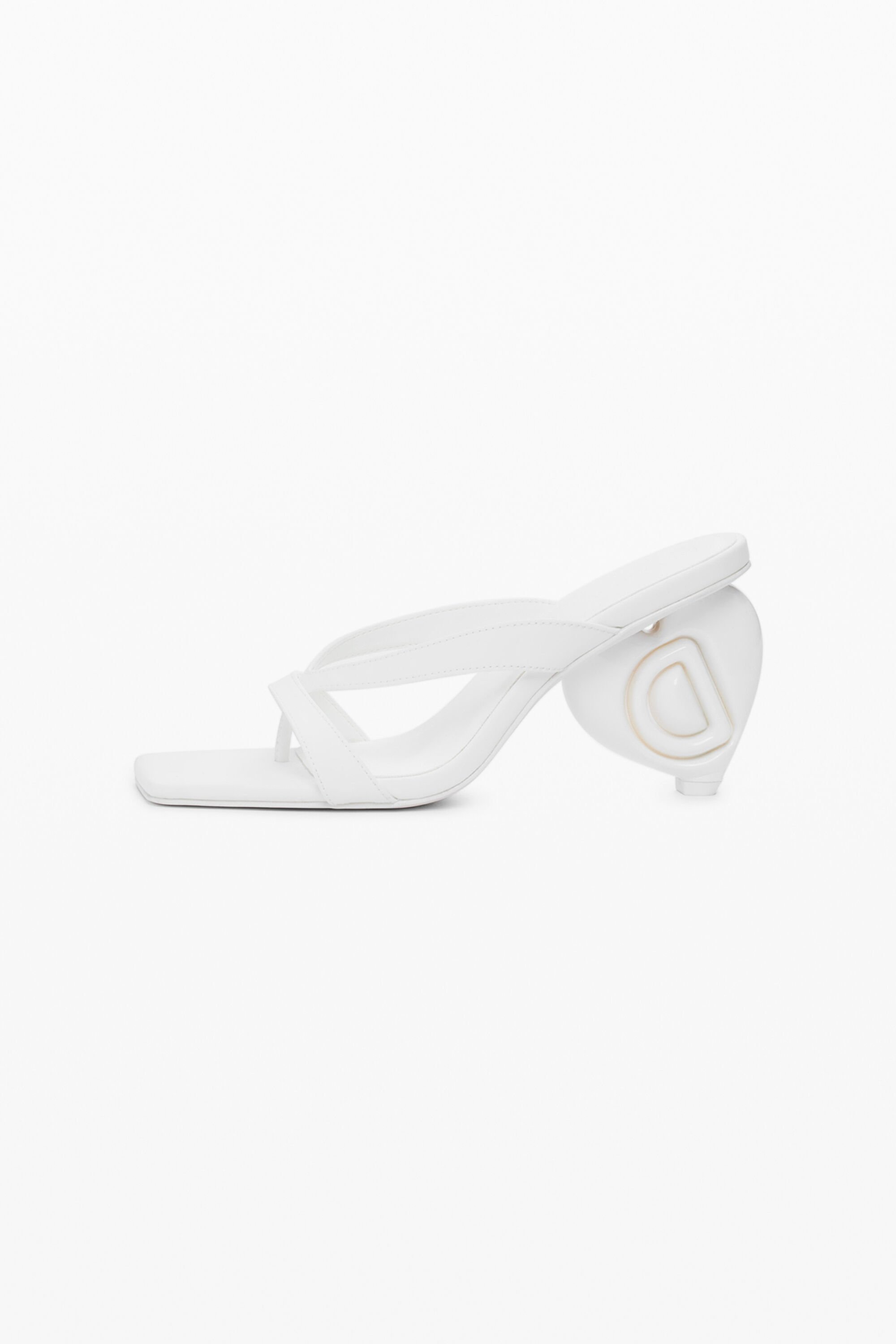 Heart heel sandal