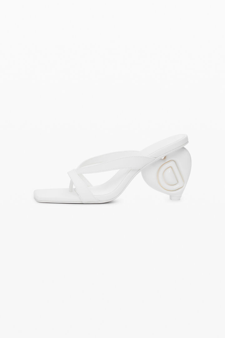 Heart heel sandal