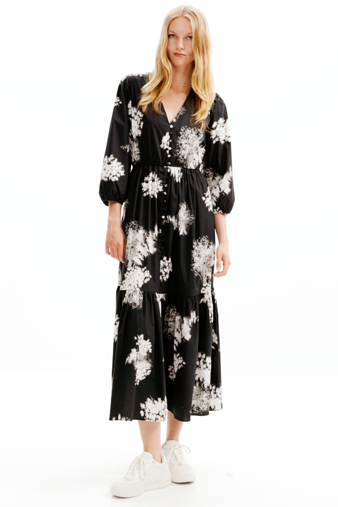 Vestido best sale camisero desigual