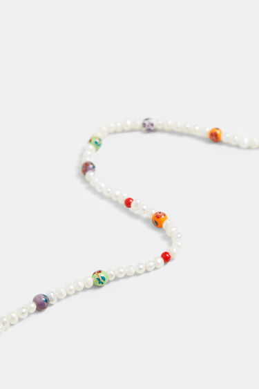 Choker pearl type beads | Desigual