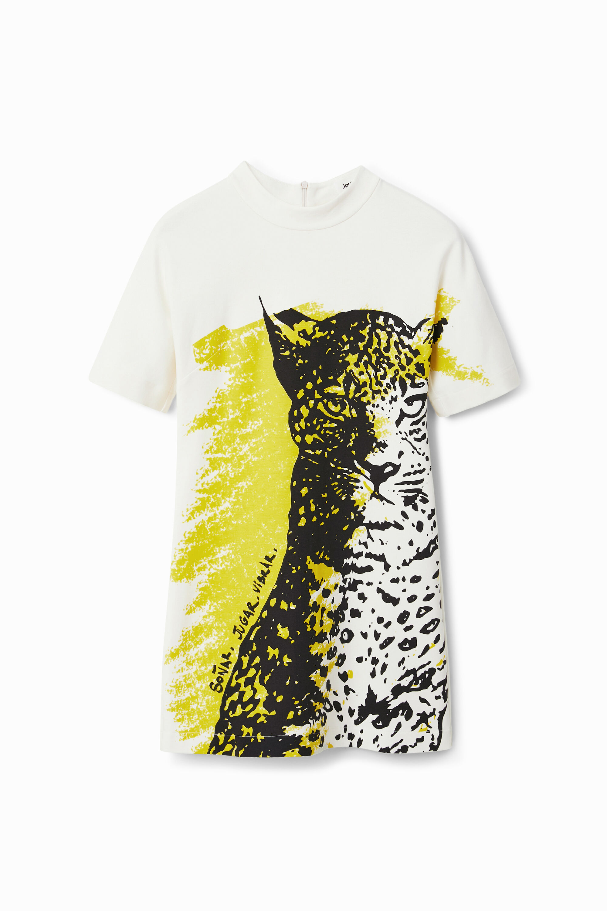 Robe courte félin - Desigual - Modalova