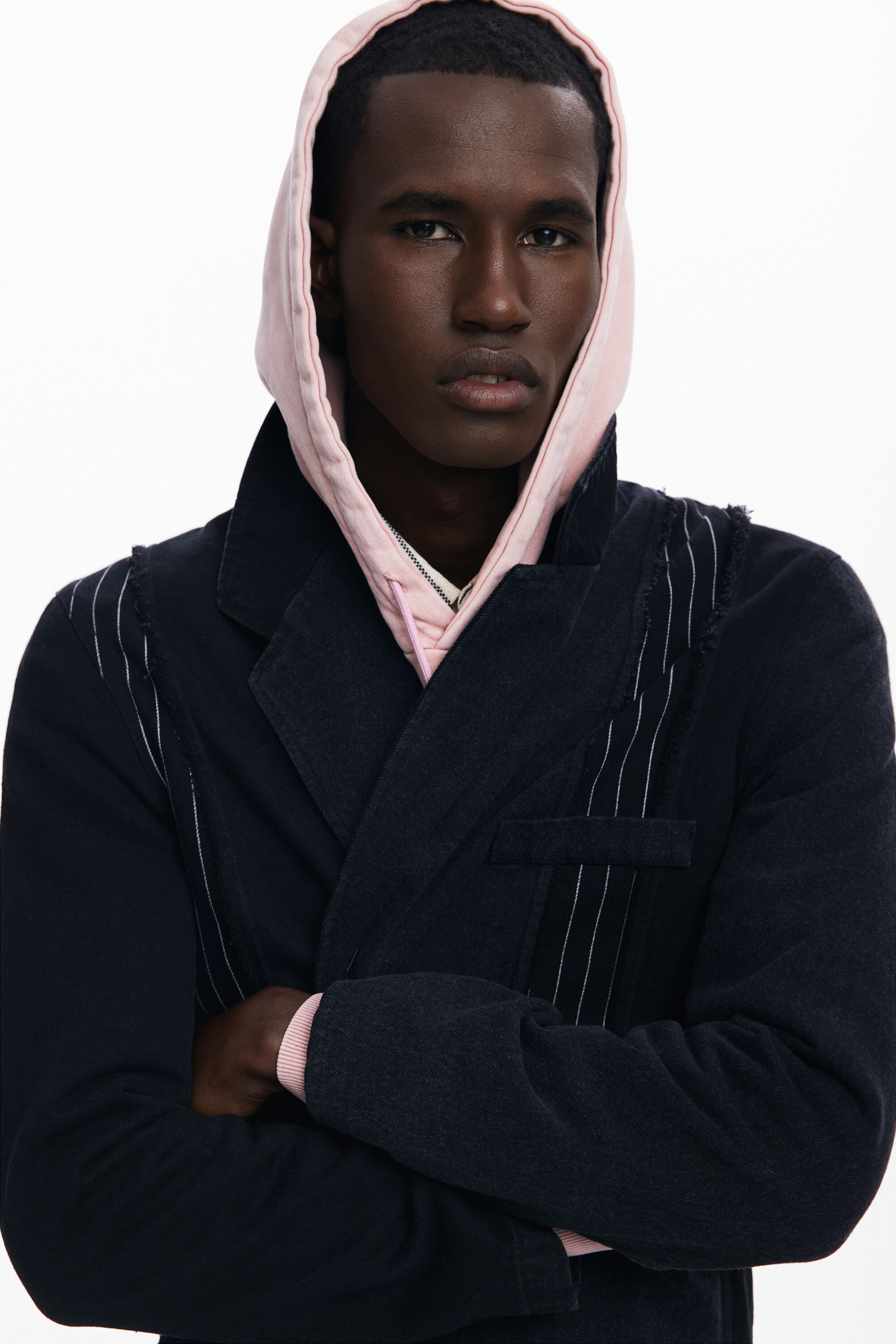 Men's patchwork blazer | Desigual.com