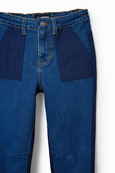 Hybrid straight jeans | Desigual