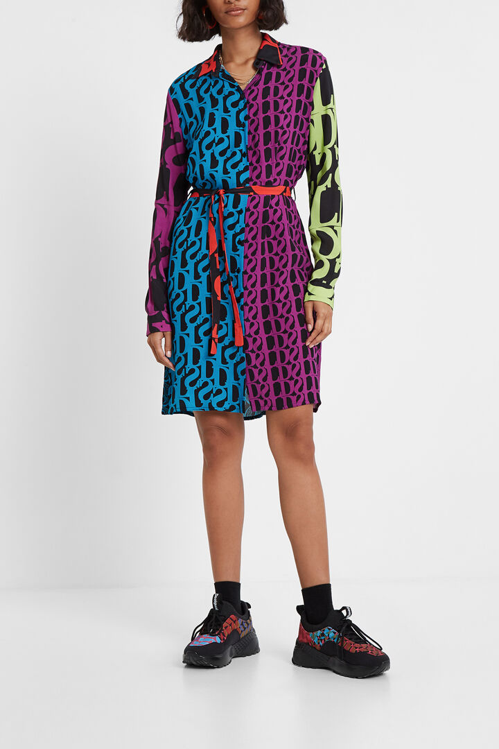 Logomania shirt dress Designed by M. Christian Lacroix | Desigual