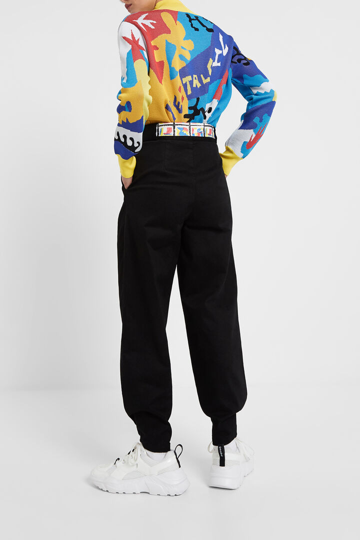 Baggy trousers belt fastener | Desigual