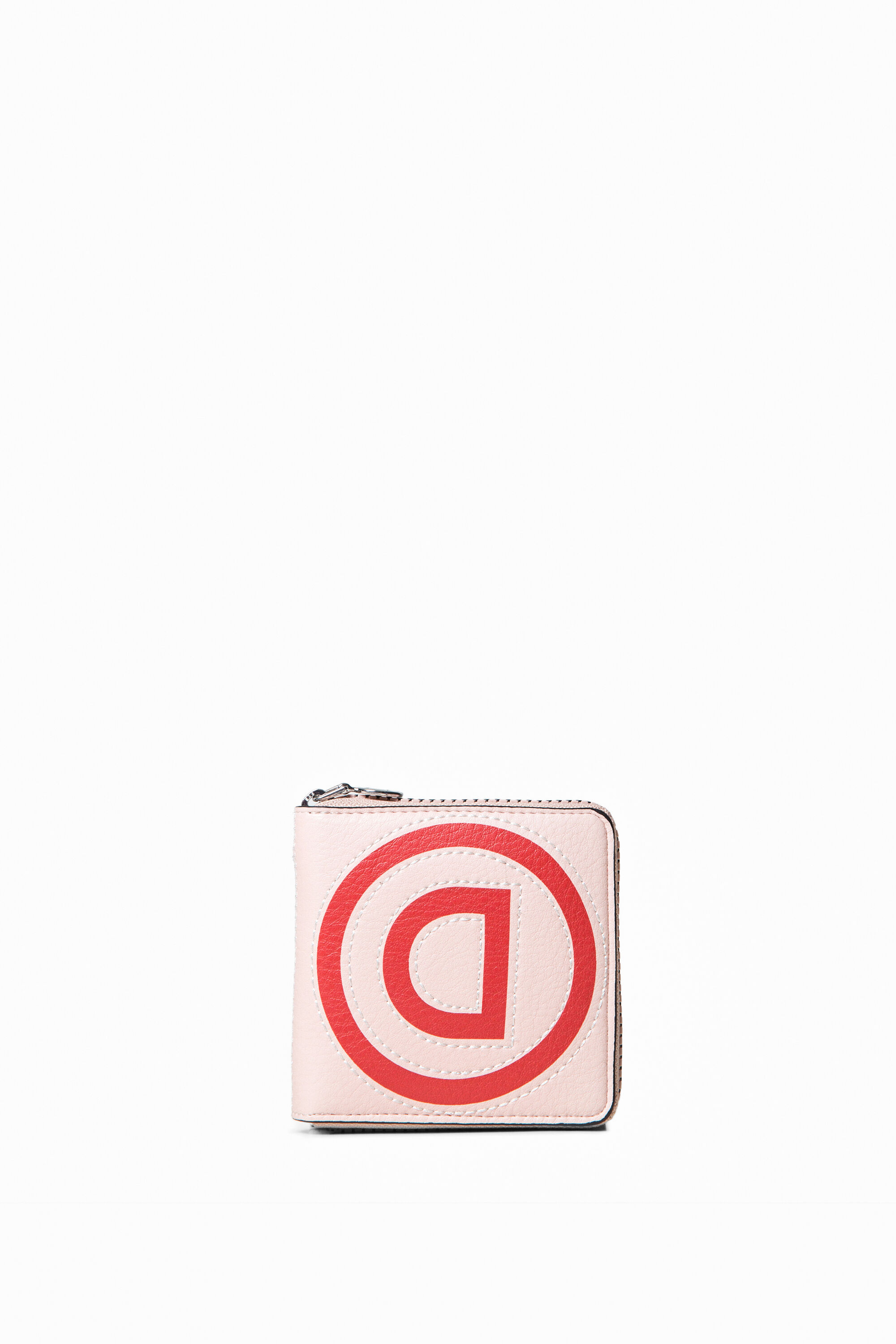 Mini-coin purse of patch in logomania