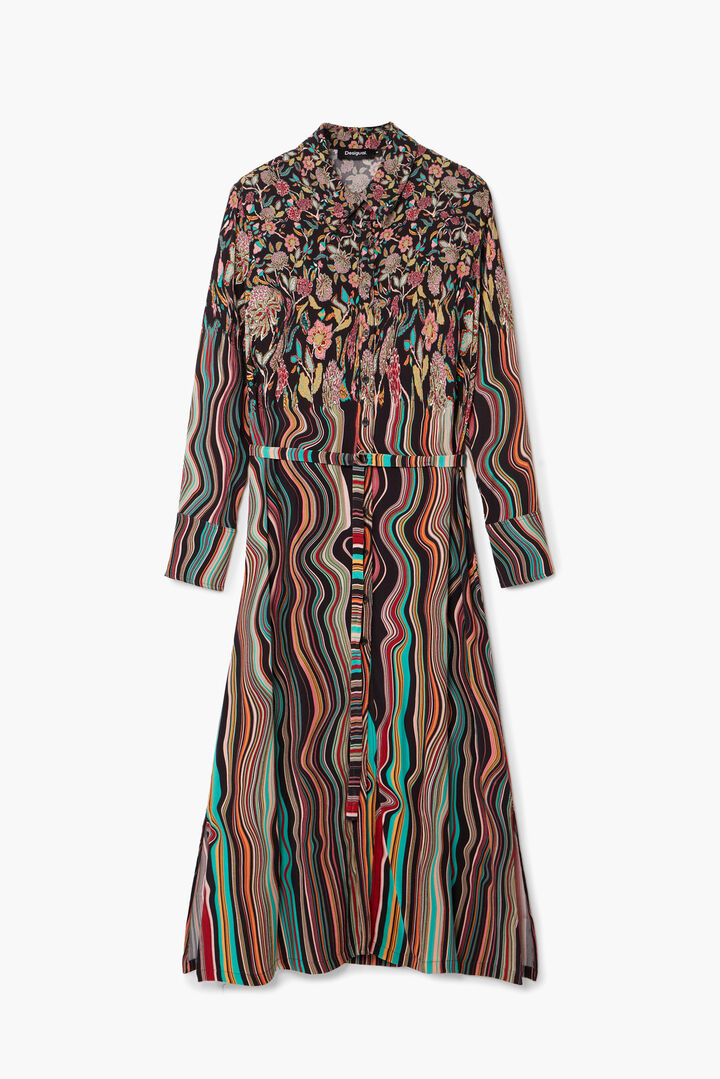 Vestido midi camisero | Desigual