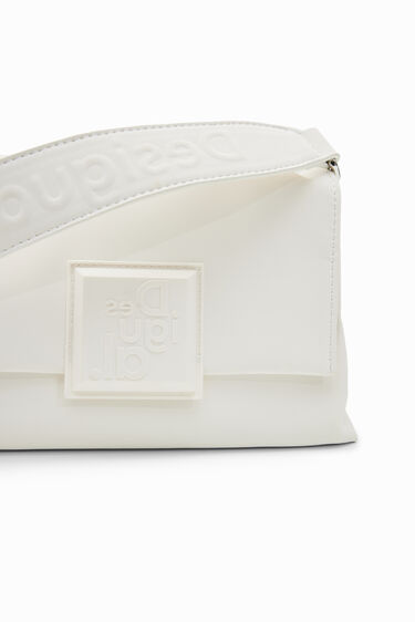 Small patent-leather crossbody bag | Desigual