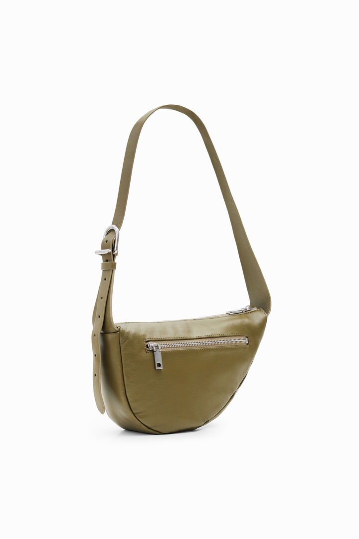 M oval leather bag | Desigual