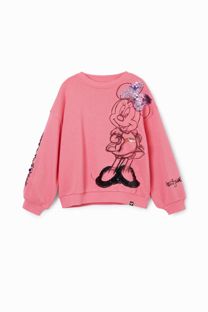 Sequinned Minnie Mouse sweatshirt