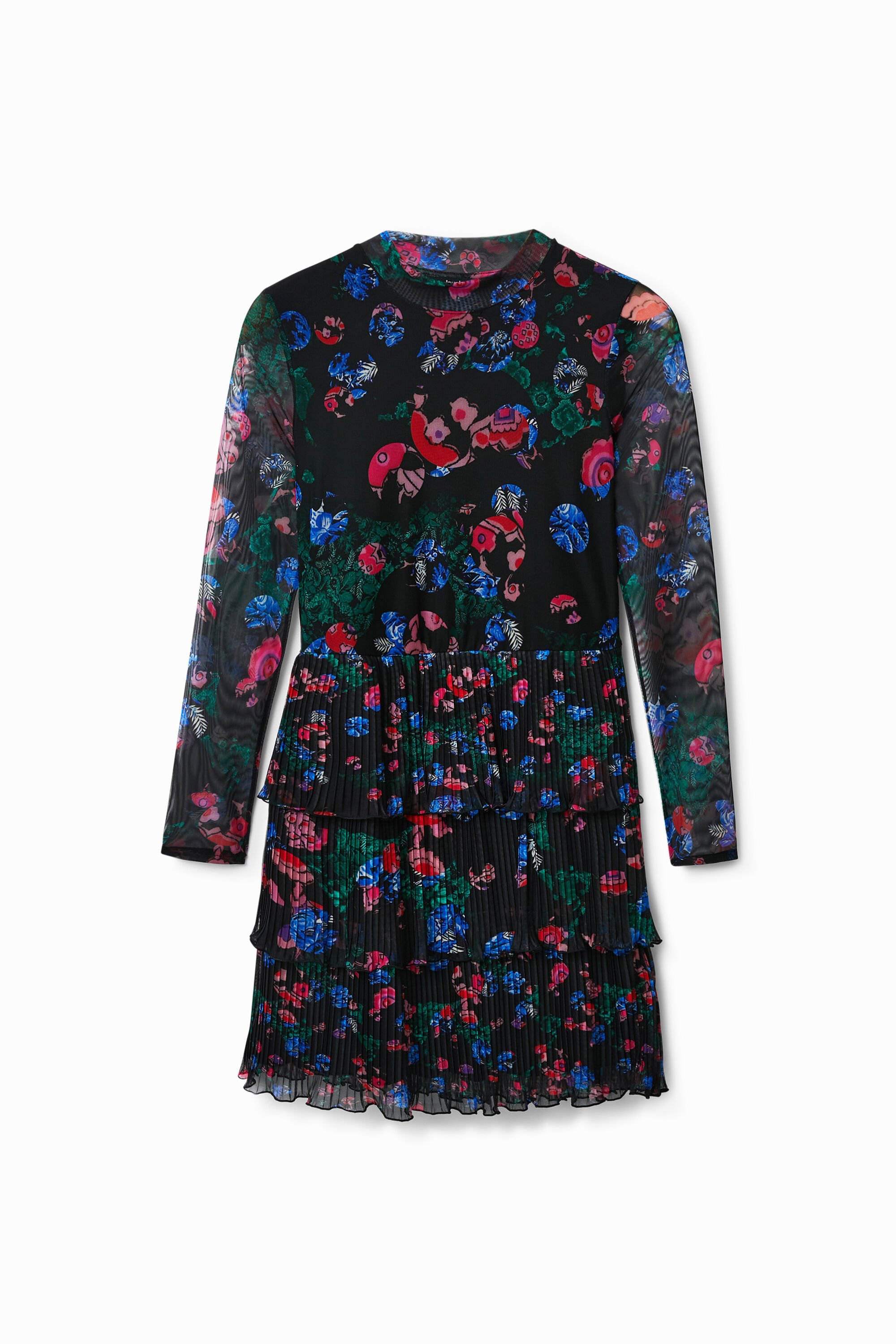 デシグアル Desigual M. Christian Lacroix 花柄 ロングシャツ