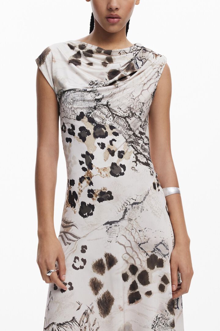 Animal print dress