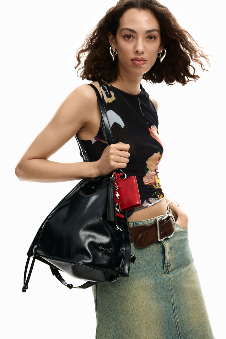 Shiny medium backpack | Desigual