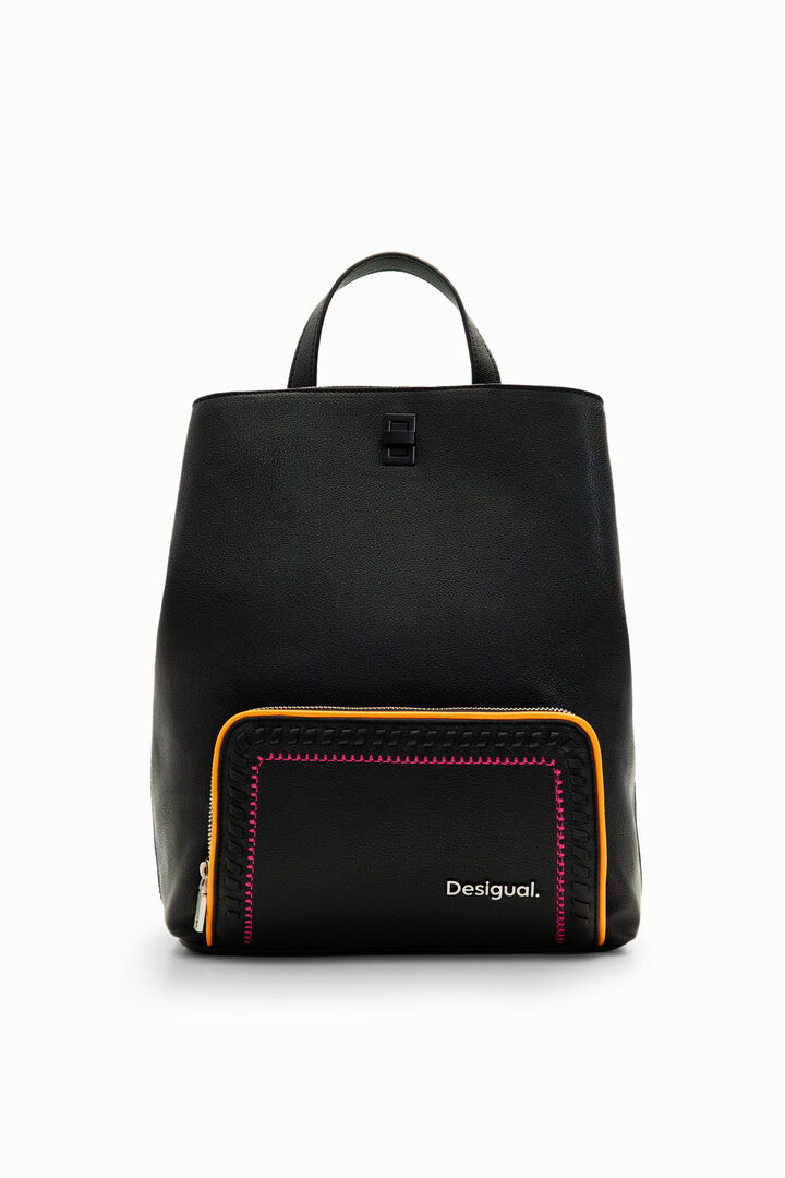 Sac à dos M convertible broderie | Desigual