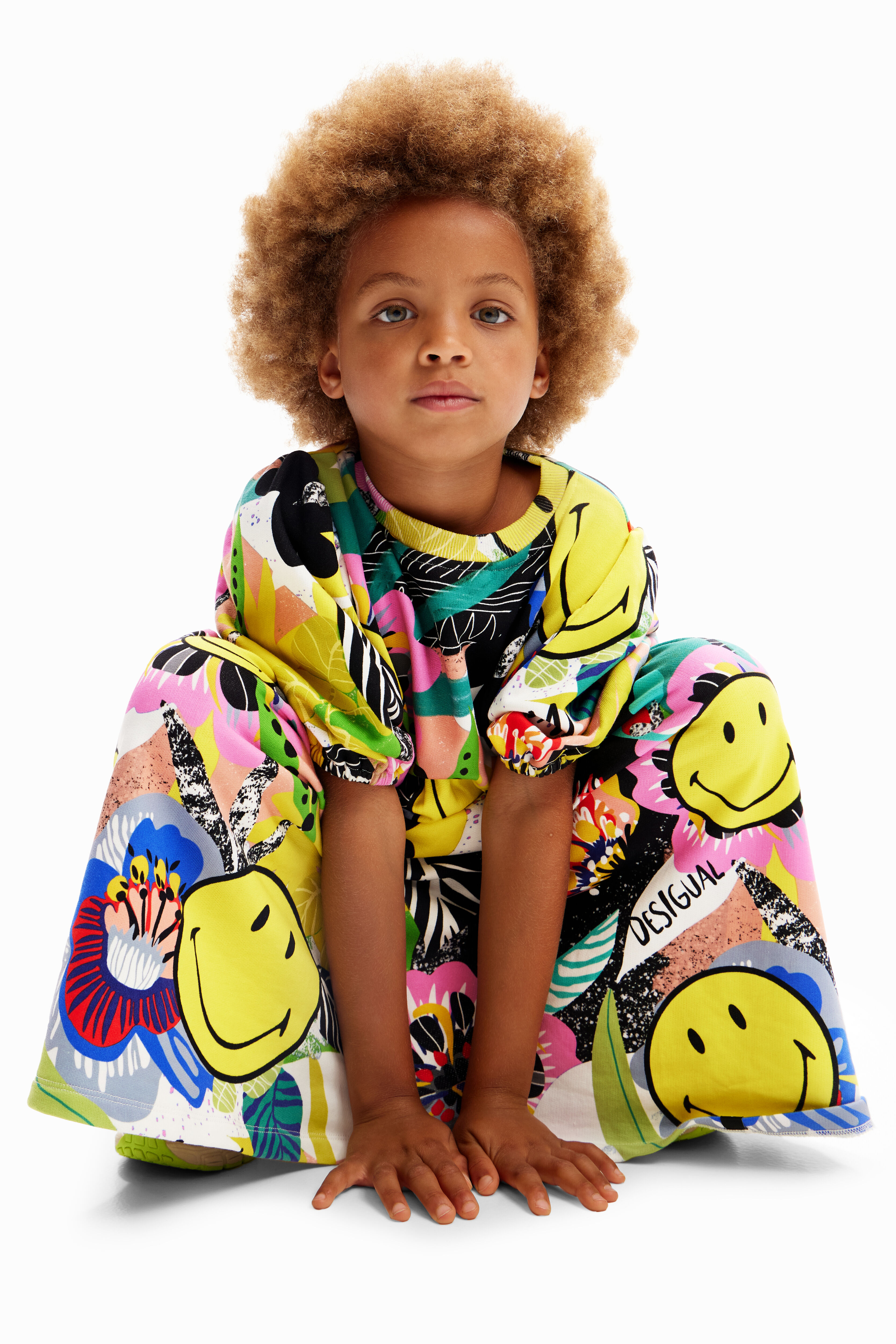 Desigual Jersey Smiley Originals dress