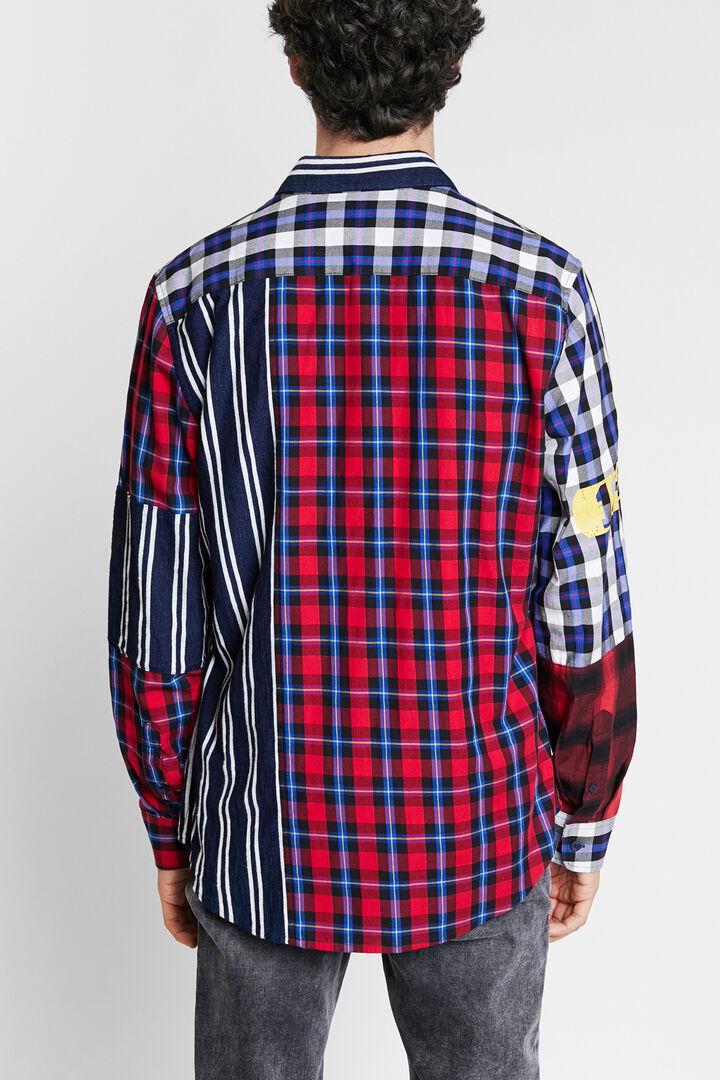 Tartan patch shirt | Desigual