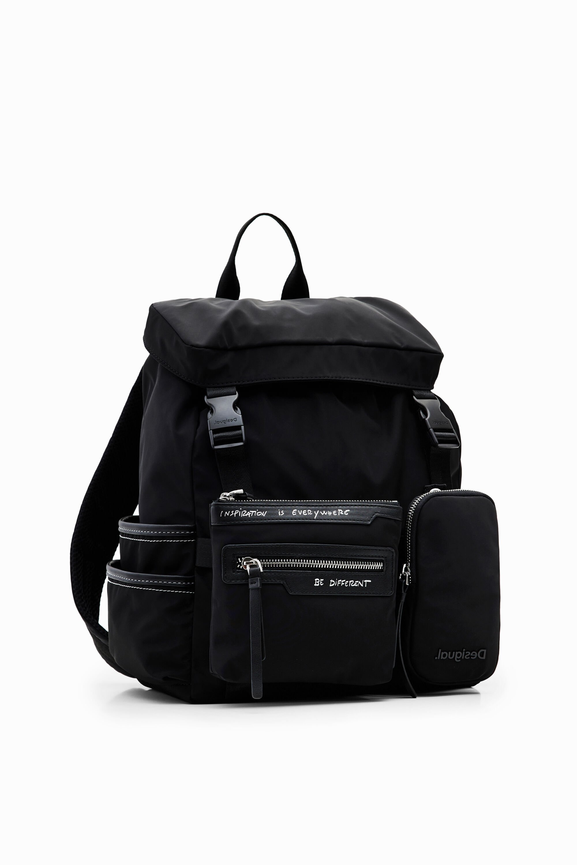 Desigual backpack black sales