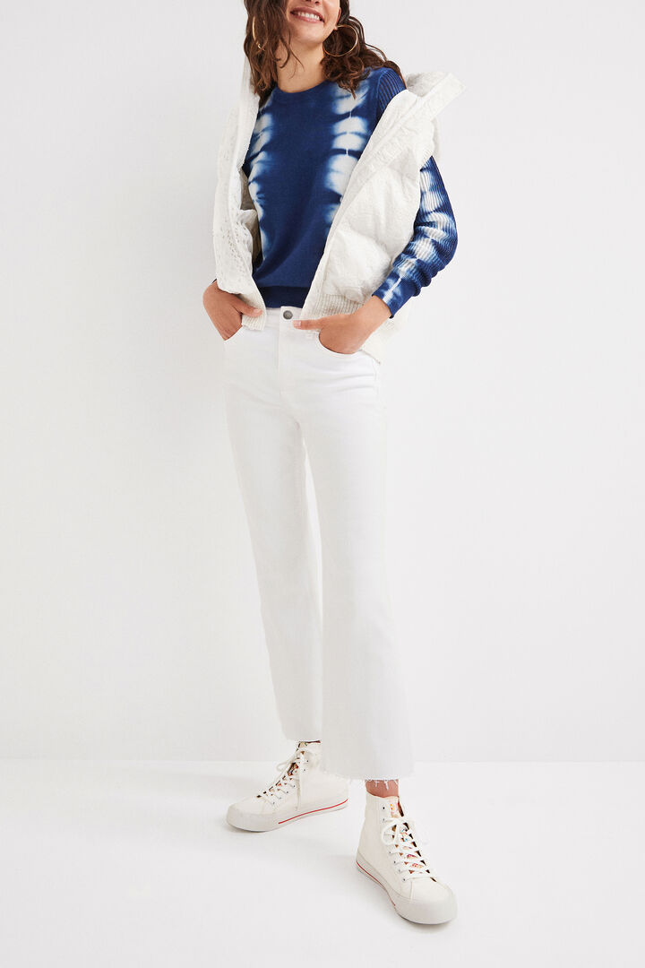 Lace quilted gilet | Desigual
