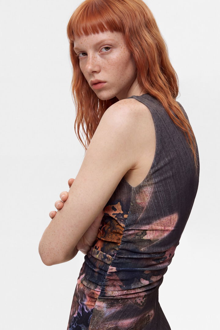 Floral print dress