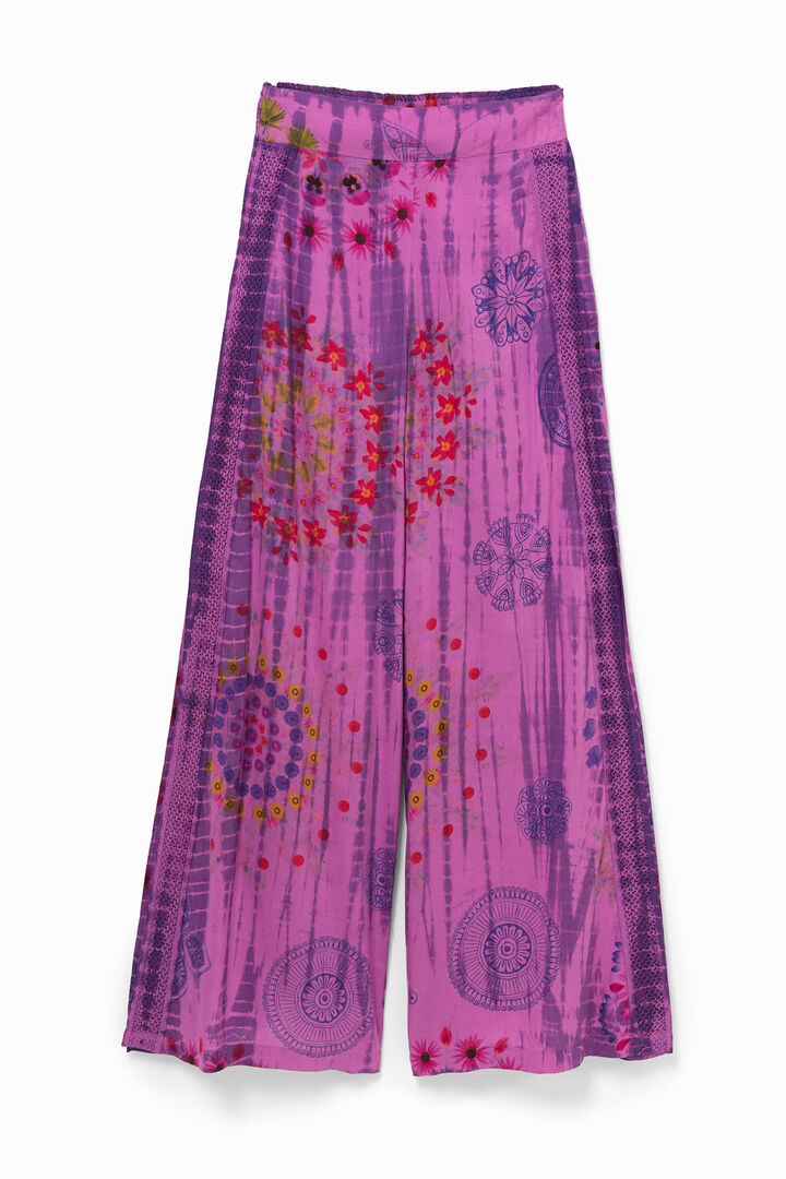 Pantalón palazzo mandala floral | Desigual