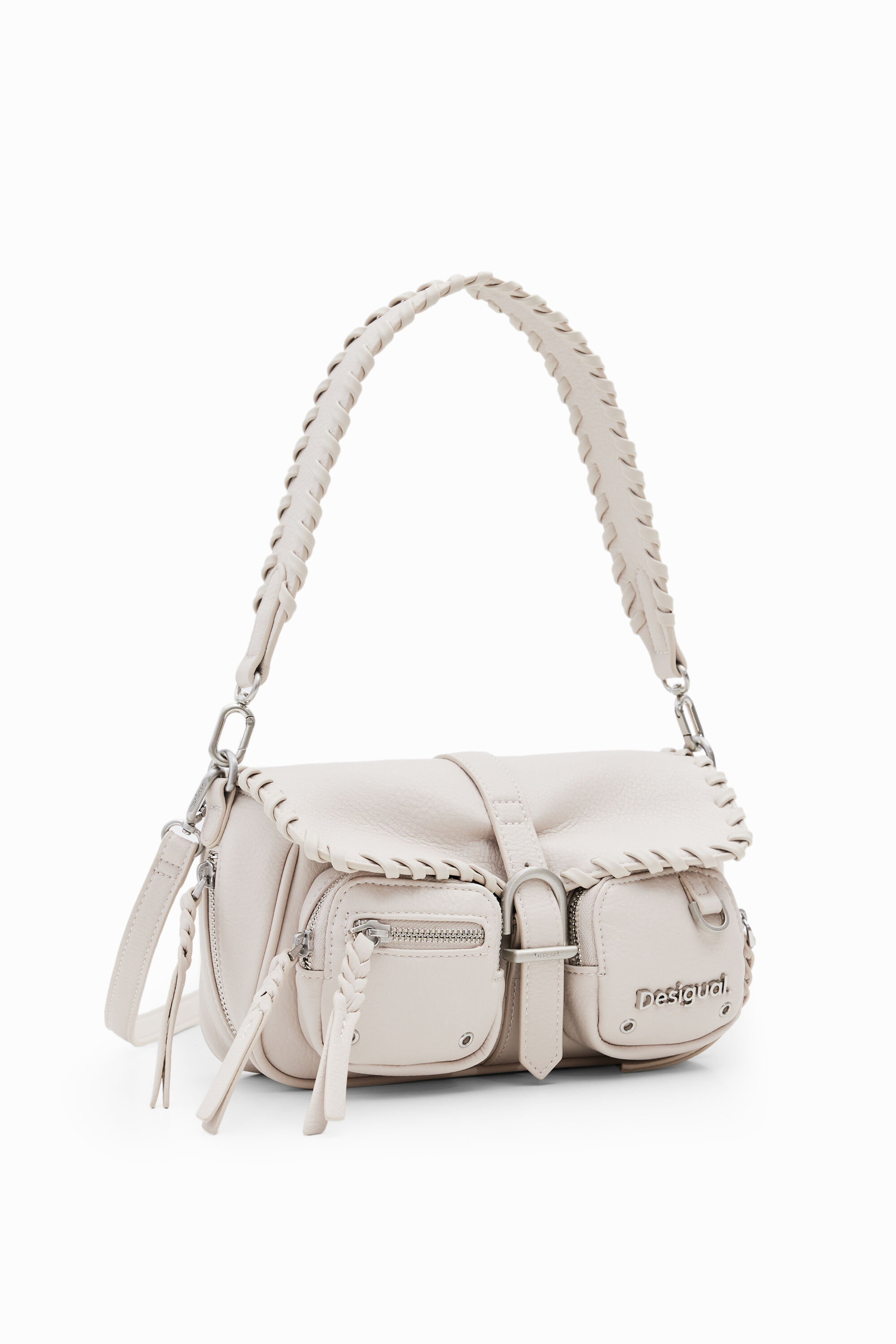 Borse sale desigual bianche