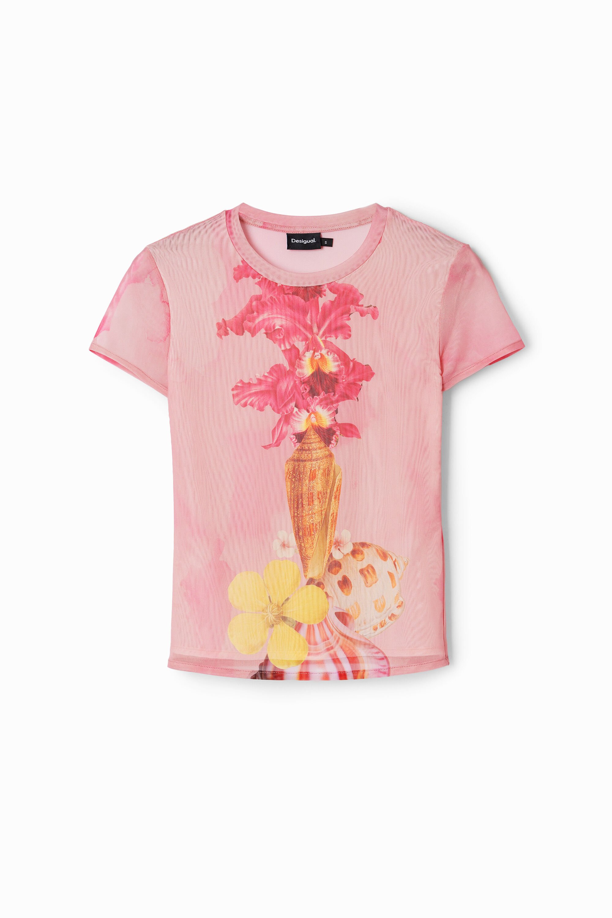 M. Christian Lacroix tulle shell T-shirt women's | Desigual.com