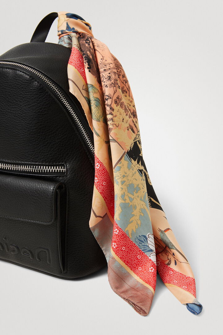 Foulard quadrato fiori orientali | Desigual