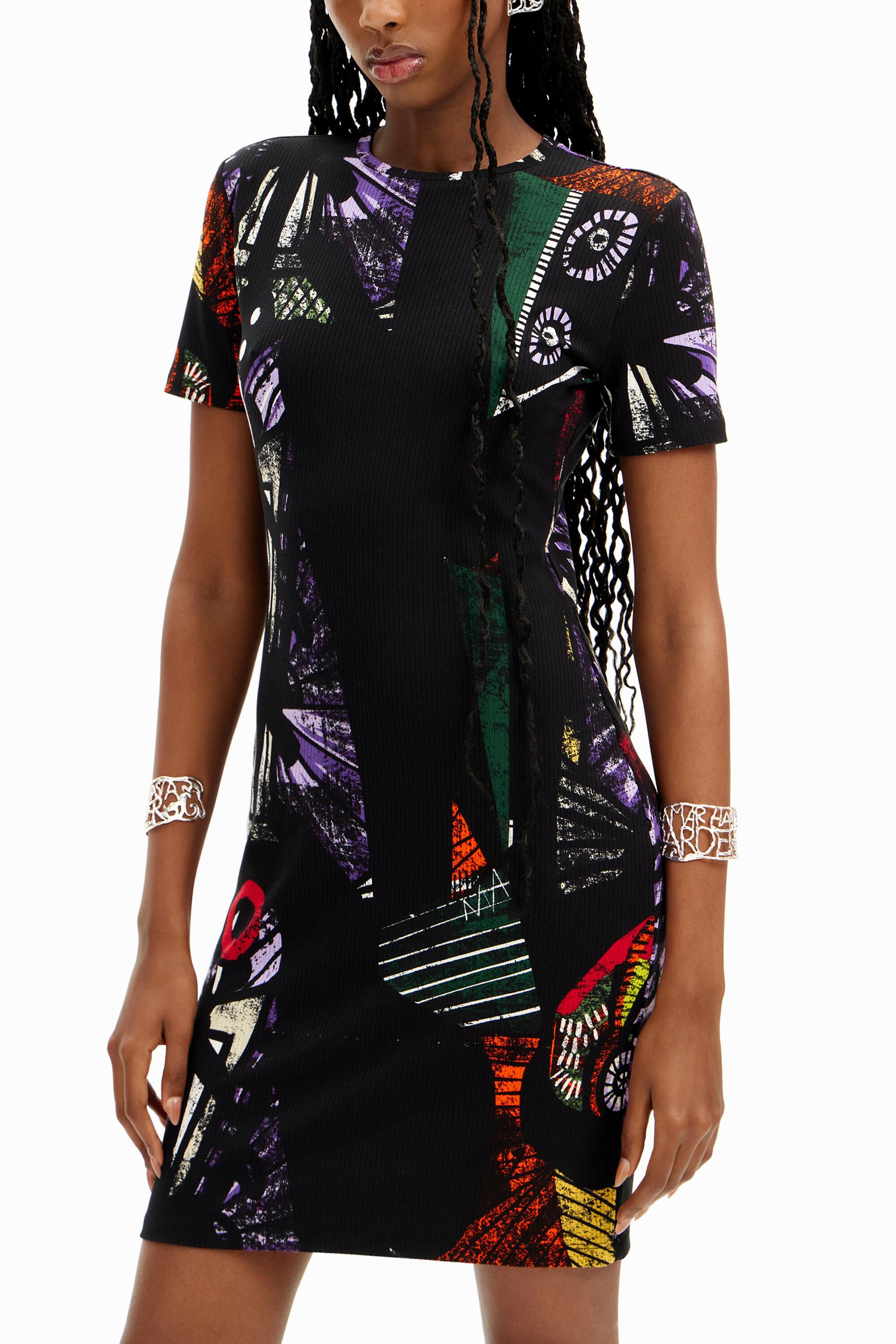Desigual × Christian Lacroix ワンピース SALE】 desigual M. Christian Lacroix アーティ ミディ