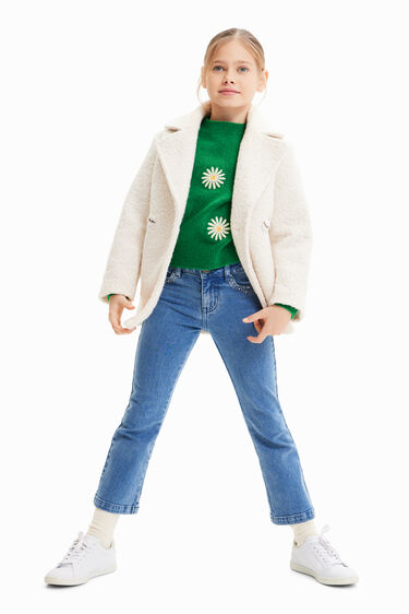 Abrigo cruzado boucle | Desigual