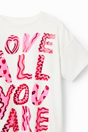 Samarreta text brillantor | Desigual