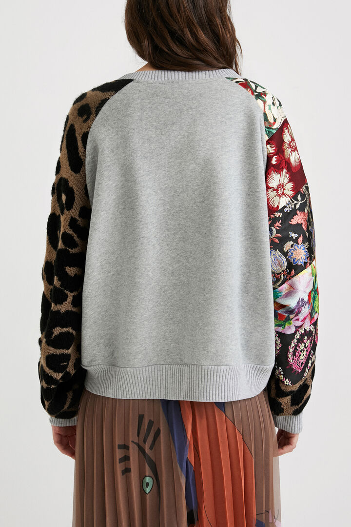 Sudadera felpa patch | Desigual