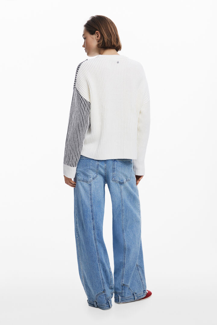 Combined turtleneck sweater | Desigual