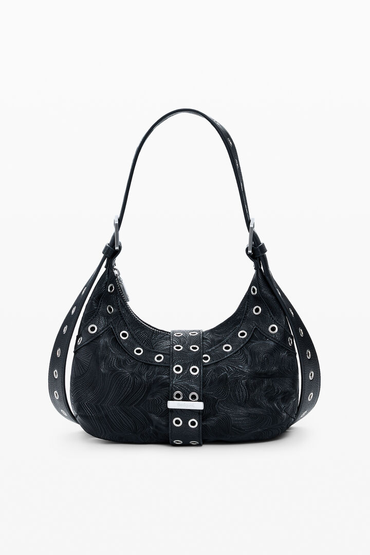 Bag with embossed studs