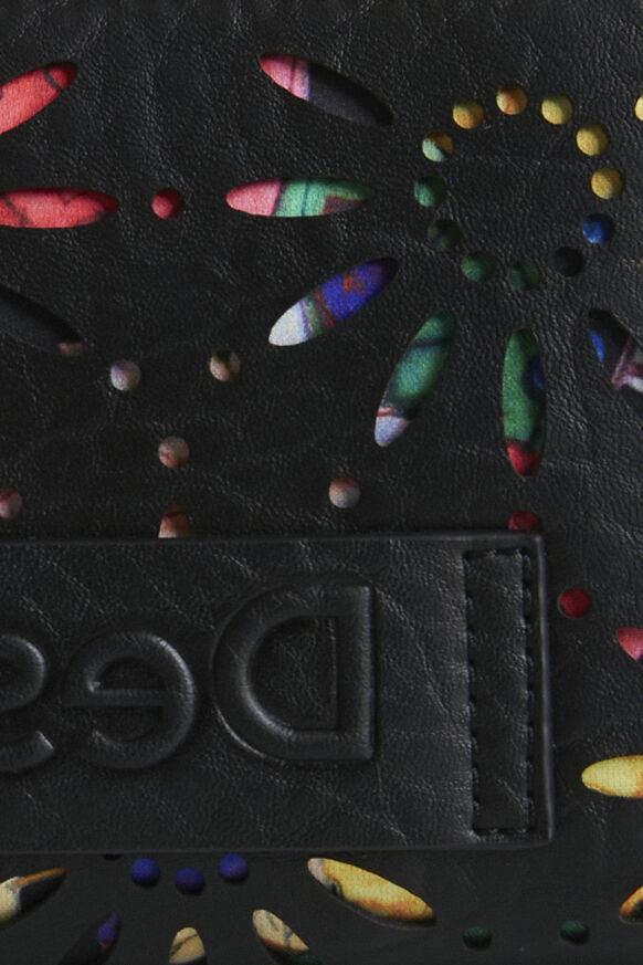 Floral diecut wallet