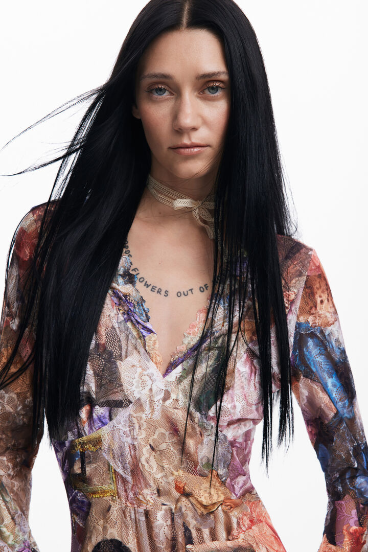 Vestido barroco María Escoté | Desigual