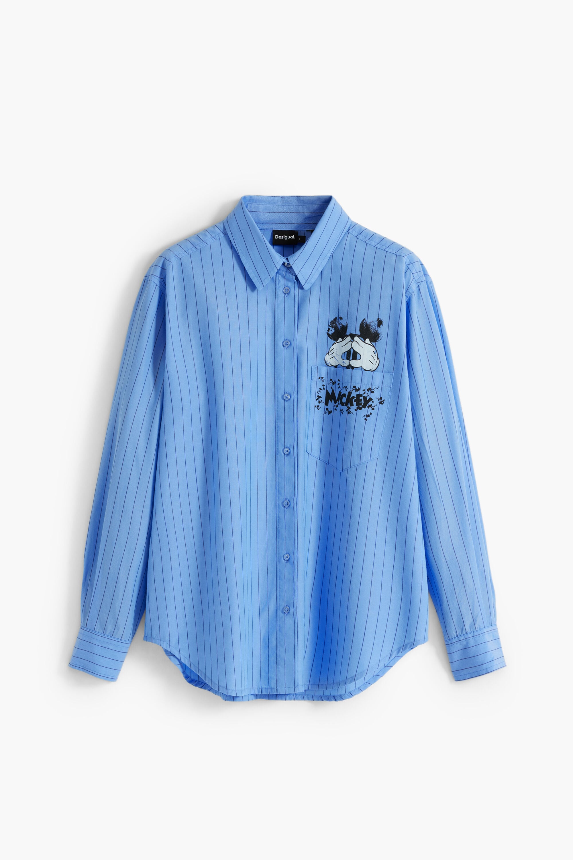 Desigual, Camisa rayas Mickey™, Azul