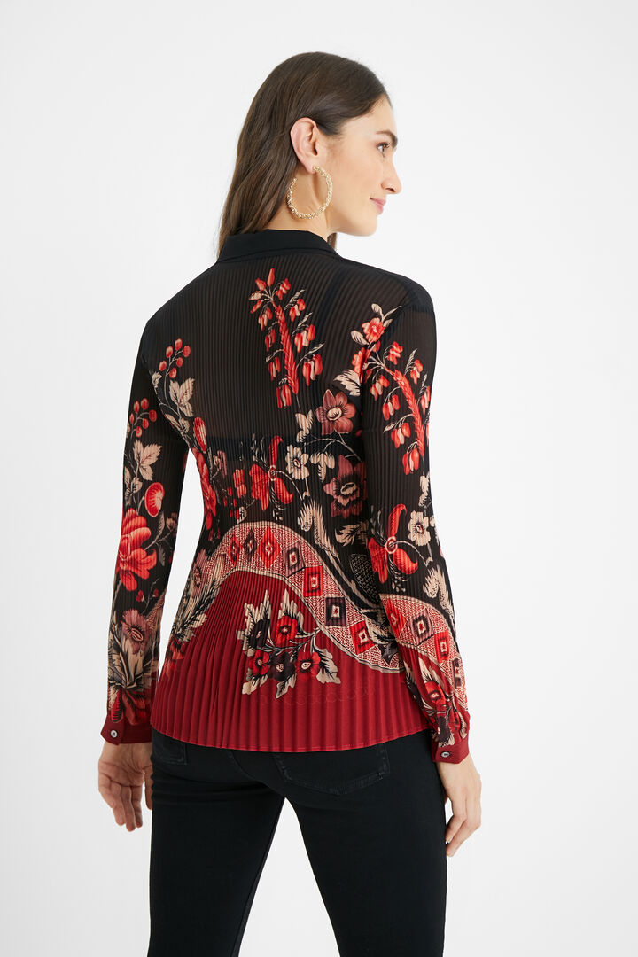 Camicia plissettata floreale | Desigual