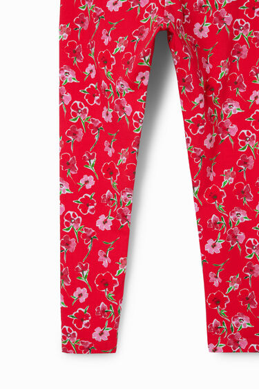 Long floral leggings | Desigual