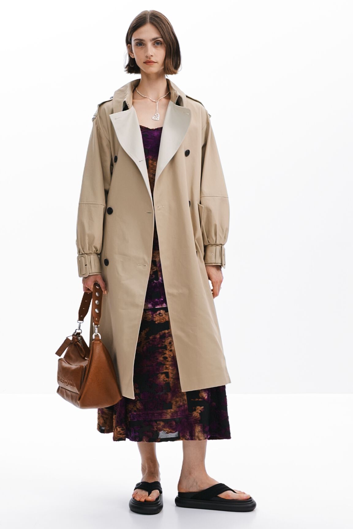コンビネーション・トレンチコート 女性用 I Desigual.com