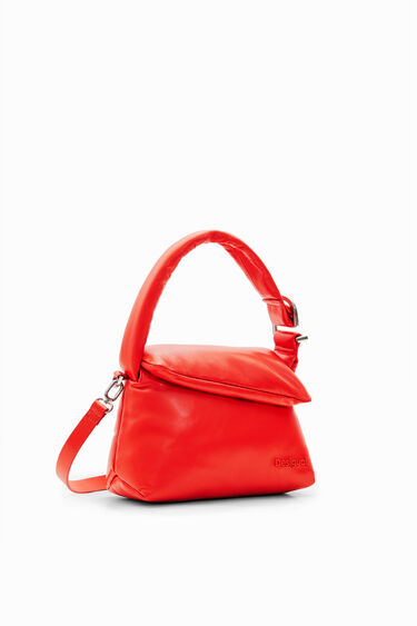 Midsize leather bag | Desigual