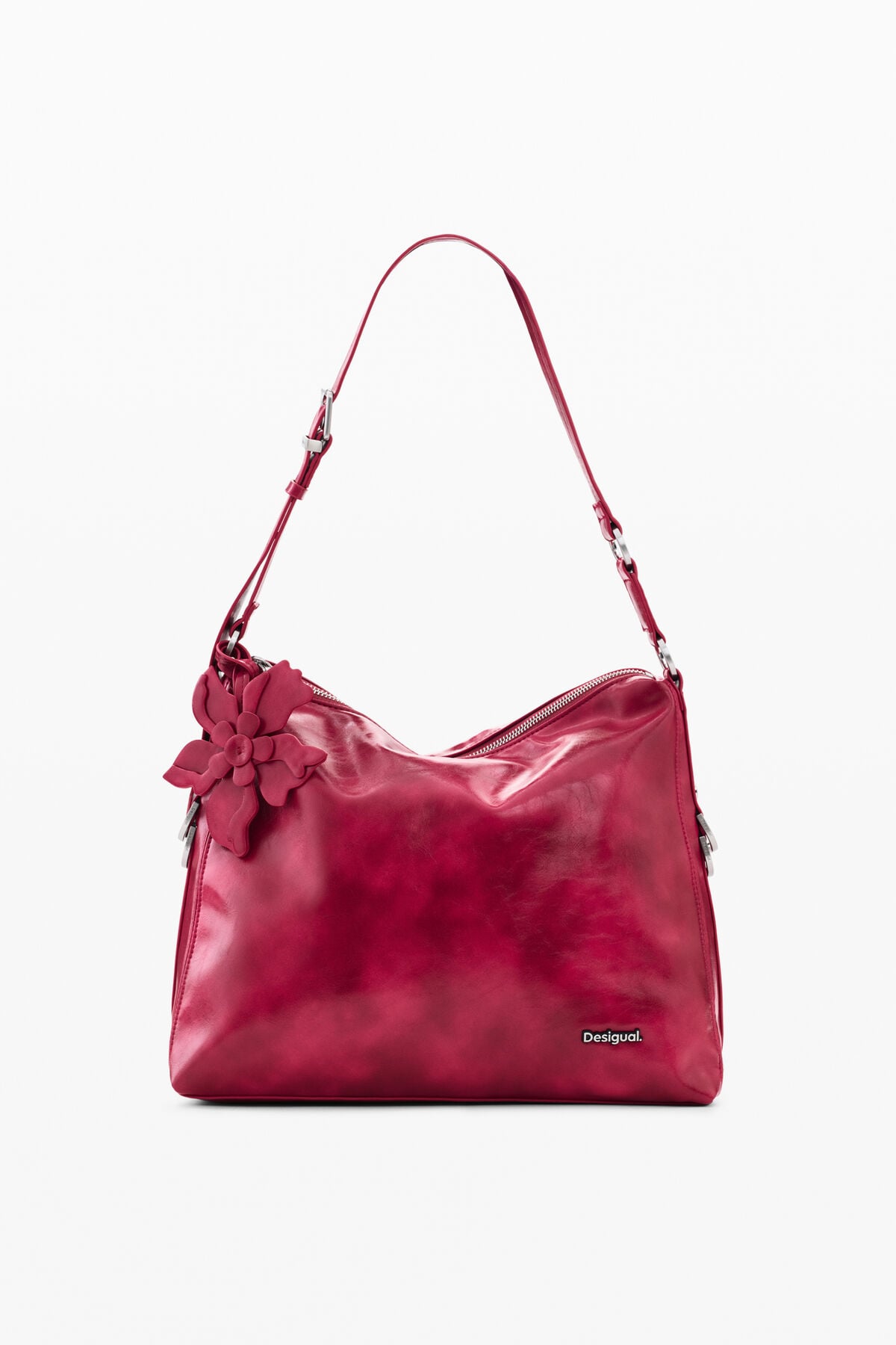 レザー風大型バッグ 赤 レディースアクセサリーの I Desigual.com