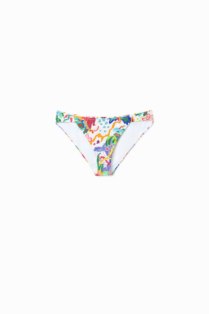 Slip bikini disegno giungla | Desigual