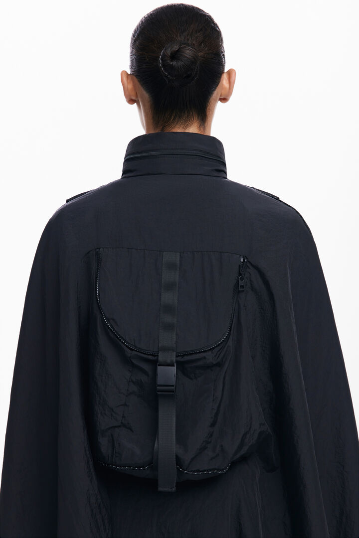 Nylon poncho with pocket | Desigual