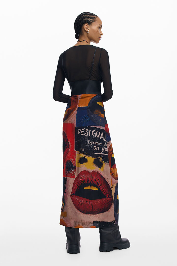 VESTITO A SPALLINE RICICLATO | Desigual